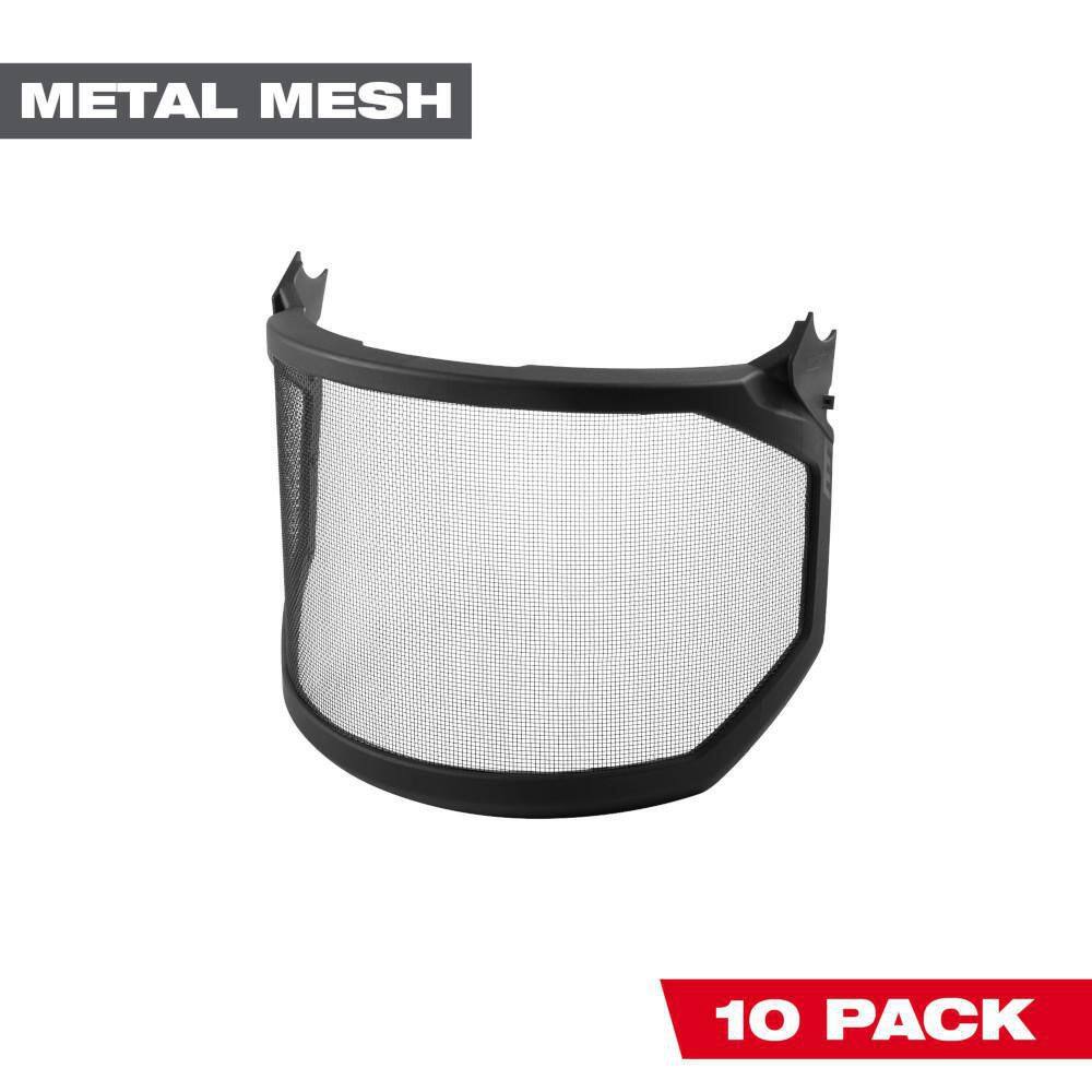 MW BOLT Full Face Metal Mesh Shield (Helmet and Hard Hat Mount) (10-Pack) 48-73-1433