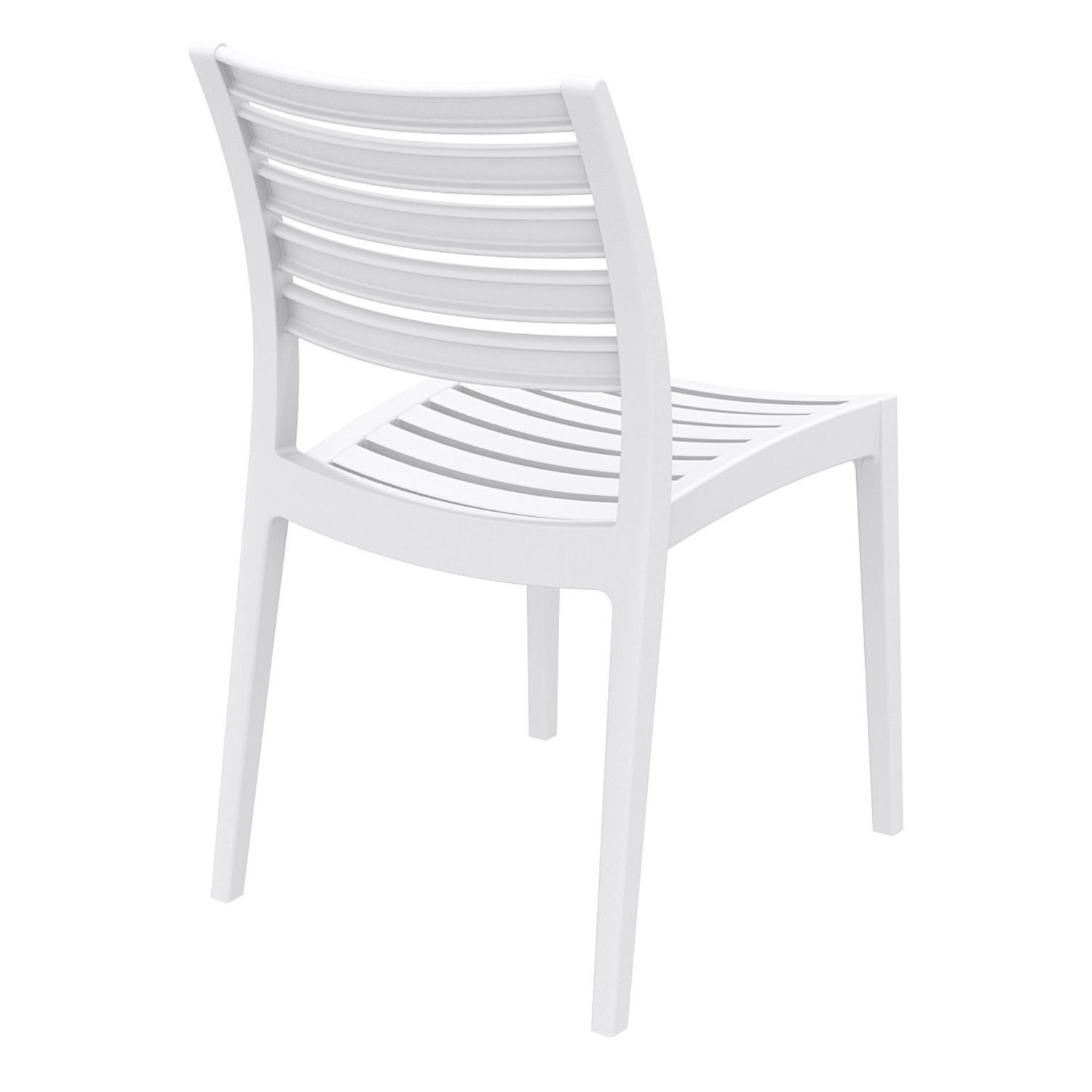 33 White Stackable Outdoor Patio Dining Chair