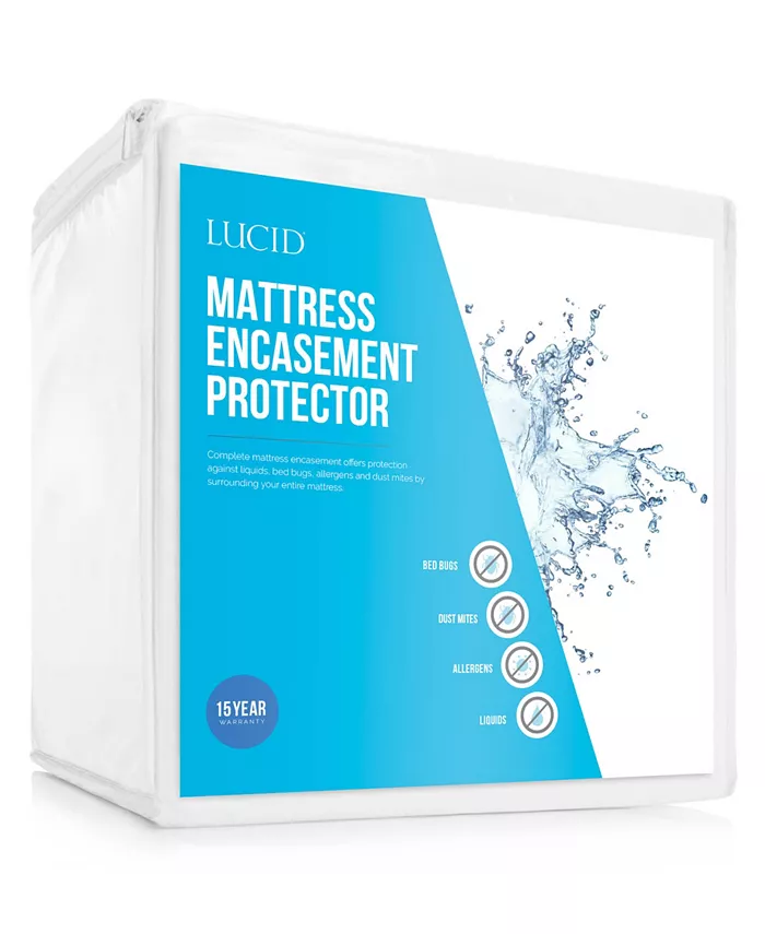 Lucid Encasement Mattress Protector， Twin