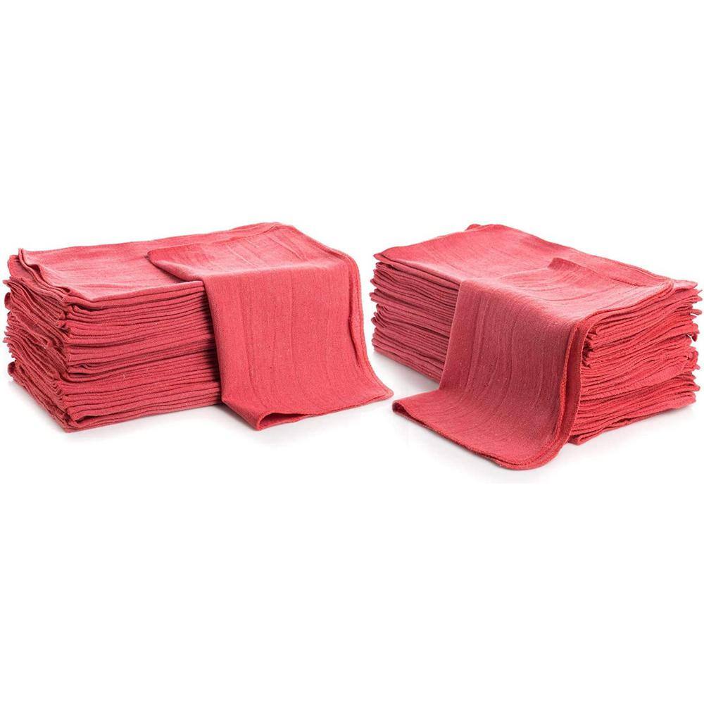 THE CLEAN STORE Red Shop Towels (Case of 600) 79101C