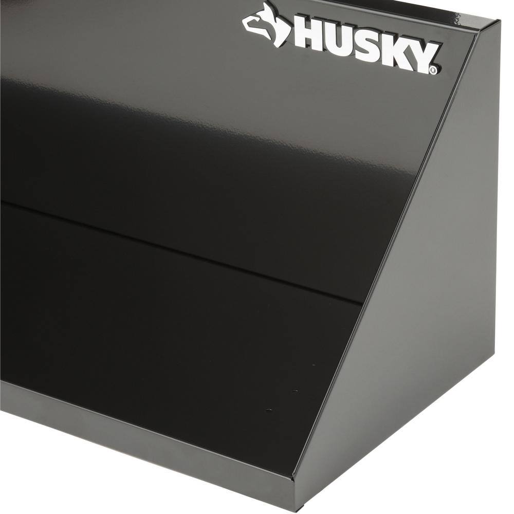 Husky Steel Garage Wall Shelf in Black (36 in. W x 9 in. H x 9 in. D) G3600AS-US