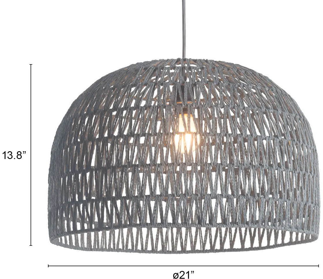 Modern Gray Ceiling Lamp - Paradise