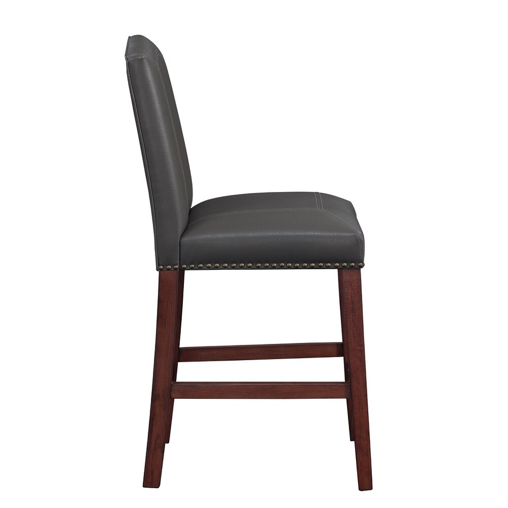 Claren Faux Leather Counter Stool by Greyson Living