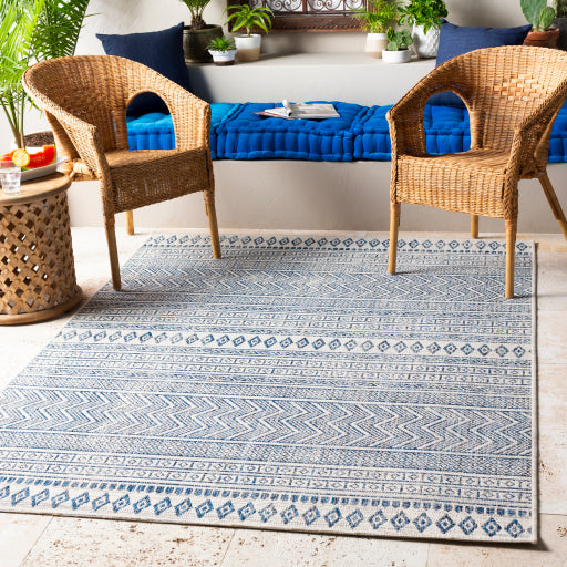 Eagean Indoor/Outdoor Denim Rug