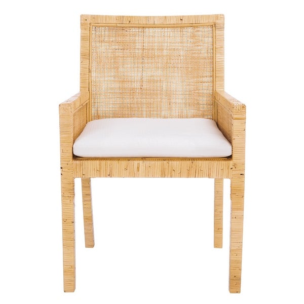 SAFAVIEH Sarai Coastal Accent Chair with Cushion - 22.8