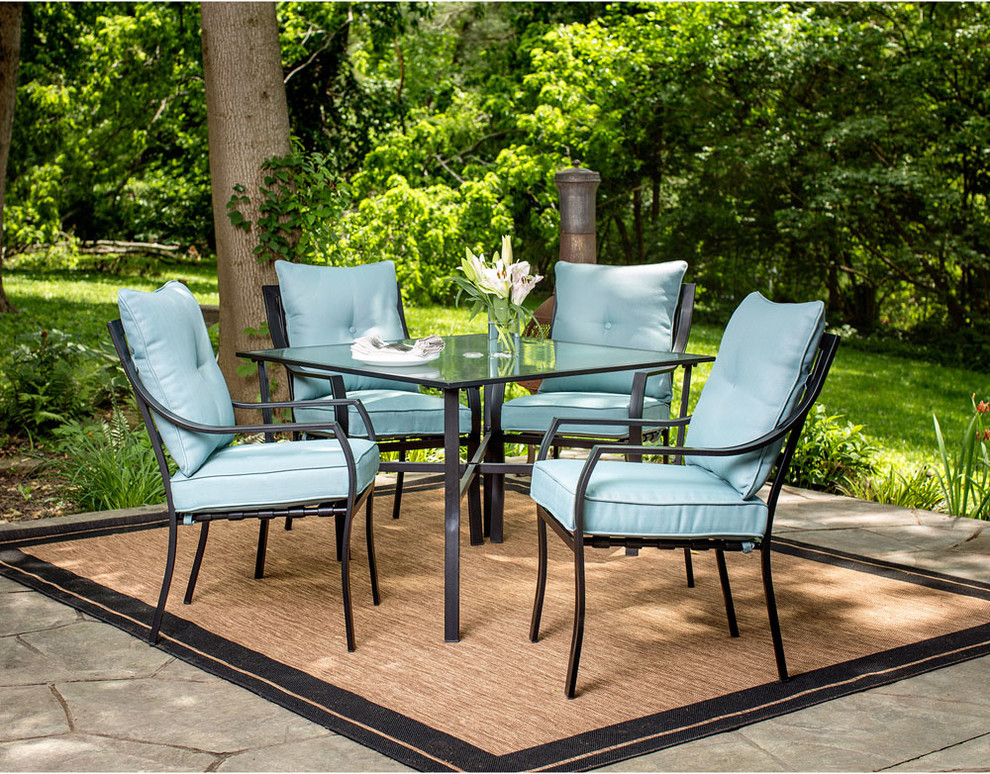 Lavallette 5 Piece Dining Set   Transitional   Outdoor Dining Sets   by Almo Fulfillment Services  Houzz