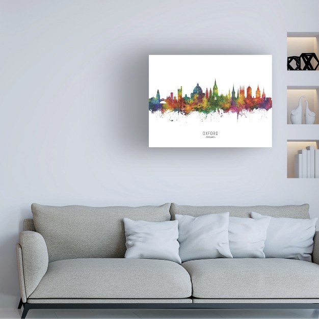 Trademark Fine Art Michael Tompsett x27 oxford England Skyline Named x27 Canvas Art