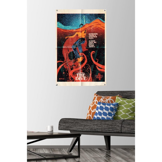 Trends International Netflix Stranger Things Season 4 The Dive Unframed Wall Poster Prints