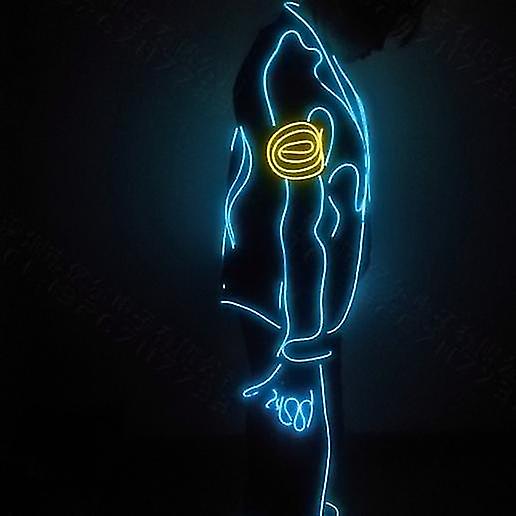 Led Glowing Jacket Luminous Christmas Thanksgiving Halloween Clothes Not Included， Only Lights