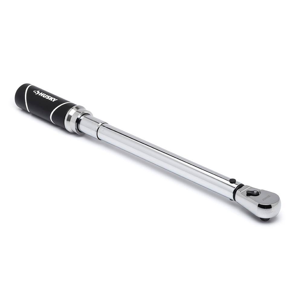 Husky 40 in.lbs. to 200 in.lbs. 14 in. Drive Torque Wrench H4DTWA-03