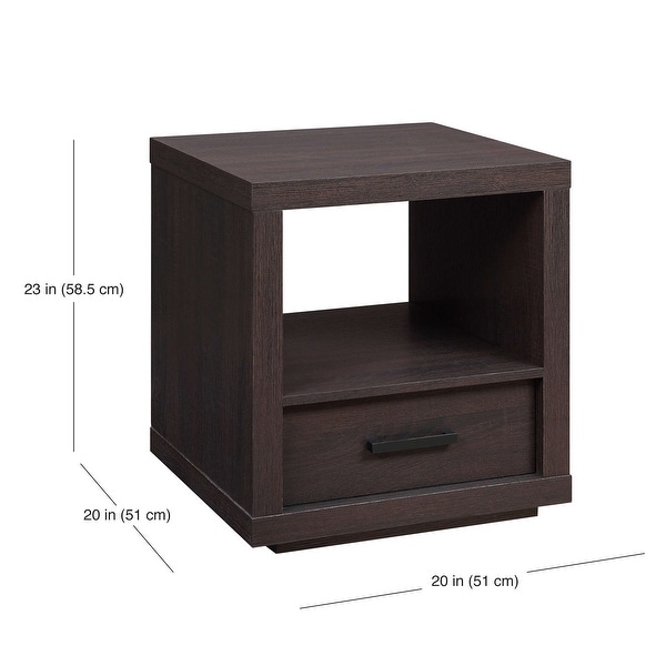 Steele End Table With Drawer