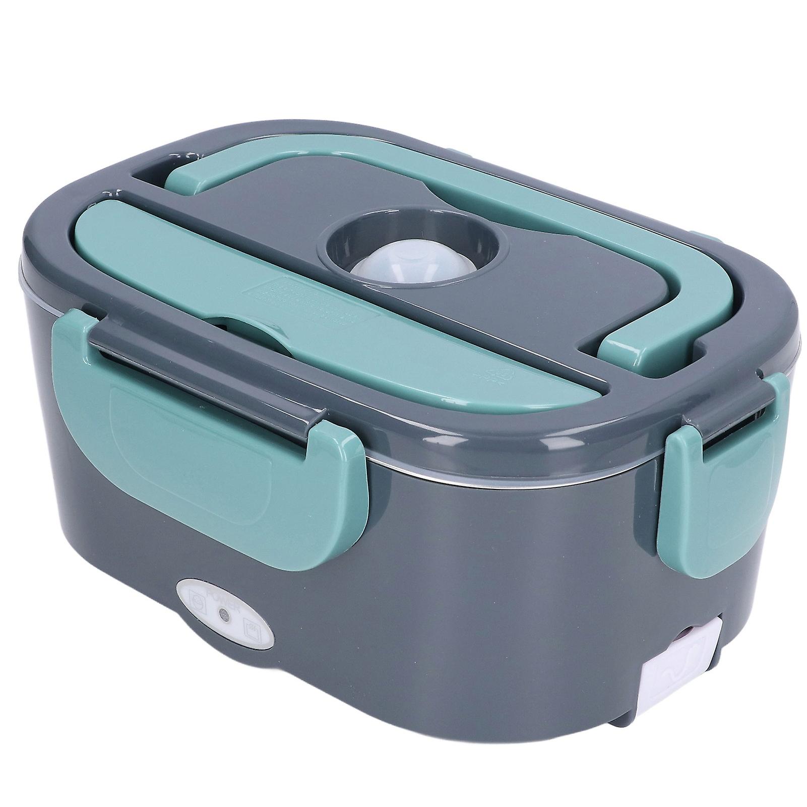 2 In 1 Home Car Electric Lunch Box Food Warmer Heating Thermal Lunch Containers 304 Stainless Steel 1.5l Us110v 12v 24v