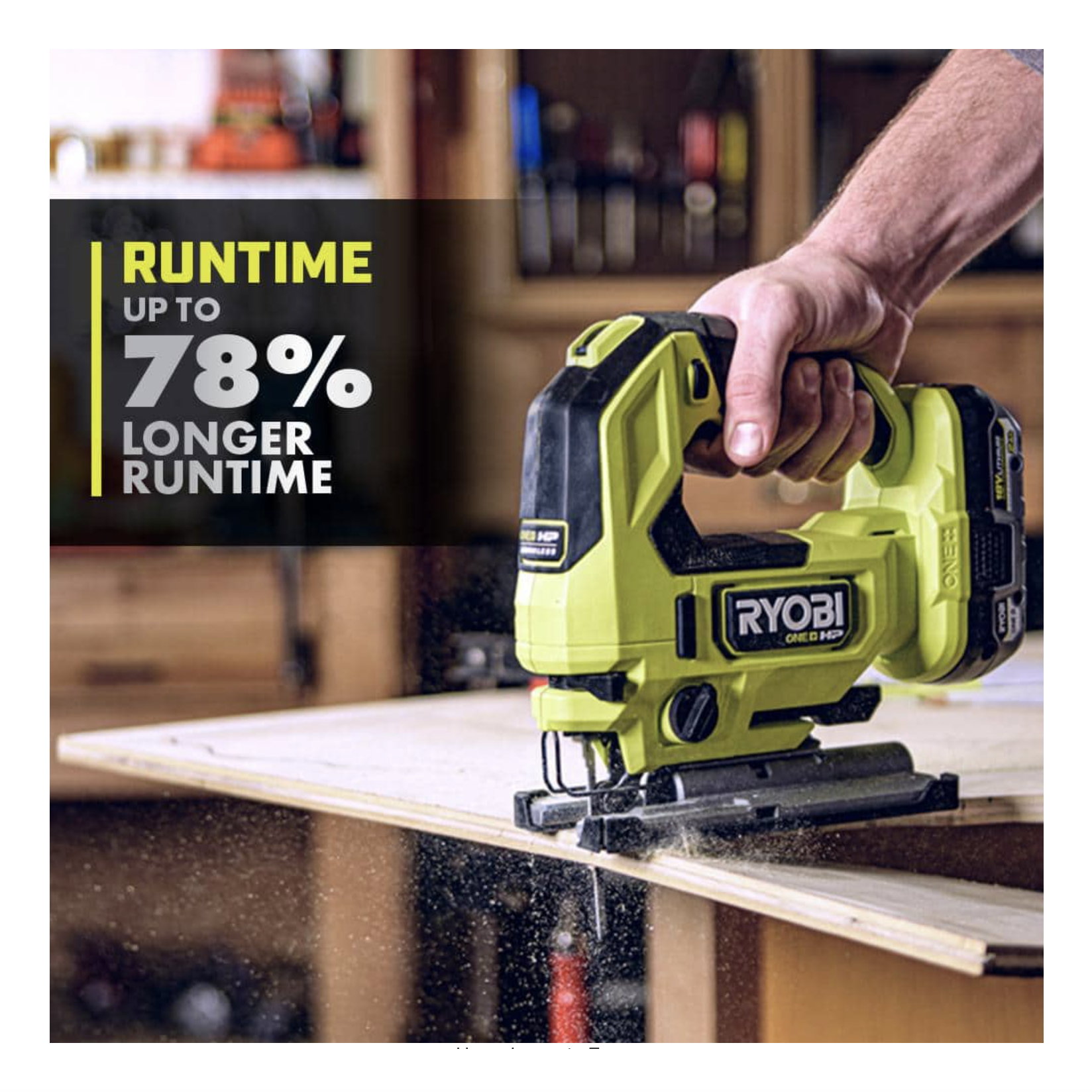 Ryobi One+ HP 18V Brushless Cordless Jig Saw (Tool Only)