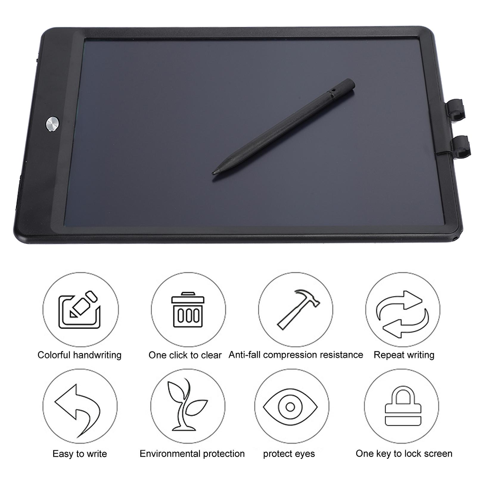 10in Lcd Writing Pad Children Light Energy Electronic Drawing Board High Brightness Thick Colorful Handwritingblack