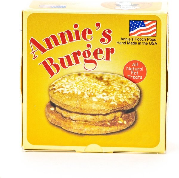 Annie's Pooch Pops Burger Dog Treats， 1.8-oz bag