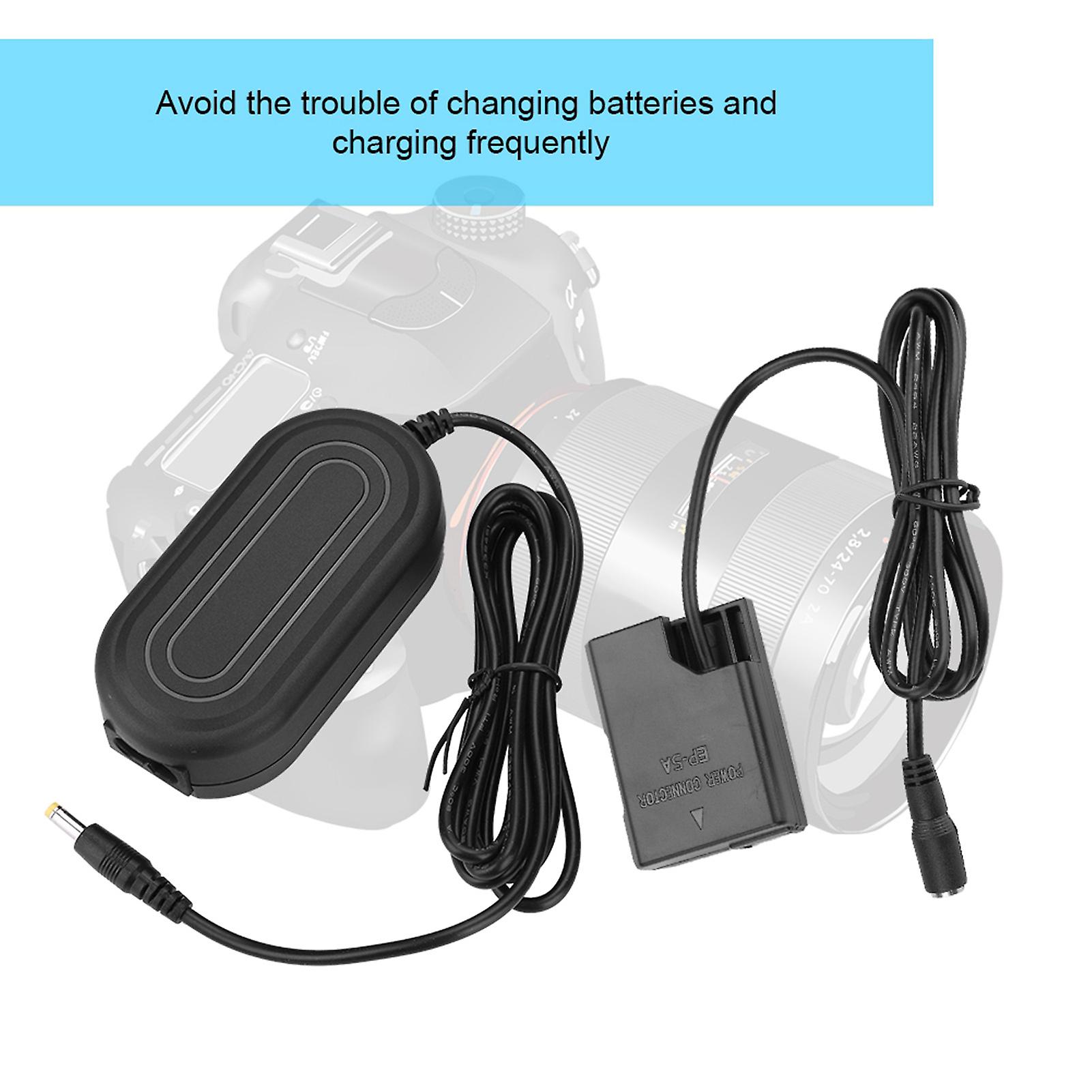 Ep-5a Ac Power Adapter Dc Coupler Charger Replace En-el14 For Nikon D5600 D5500 Dc5300(us Plug)