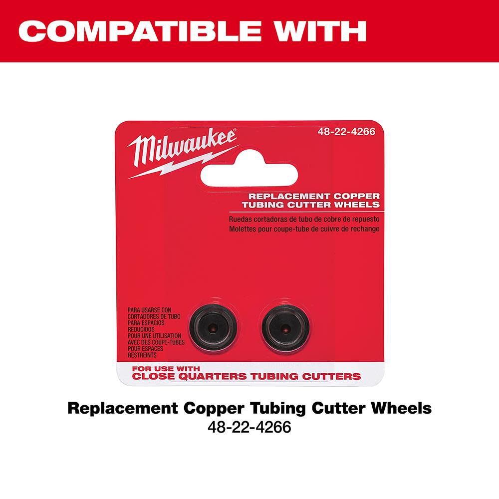 Milwaukee 1/2 in. Close Quarters Tubing Cutter 48-22-4260 from Milwaukee