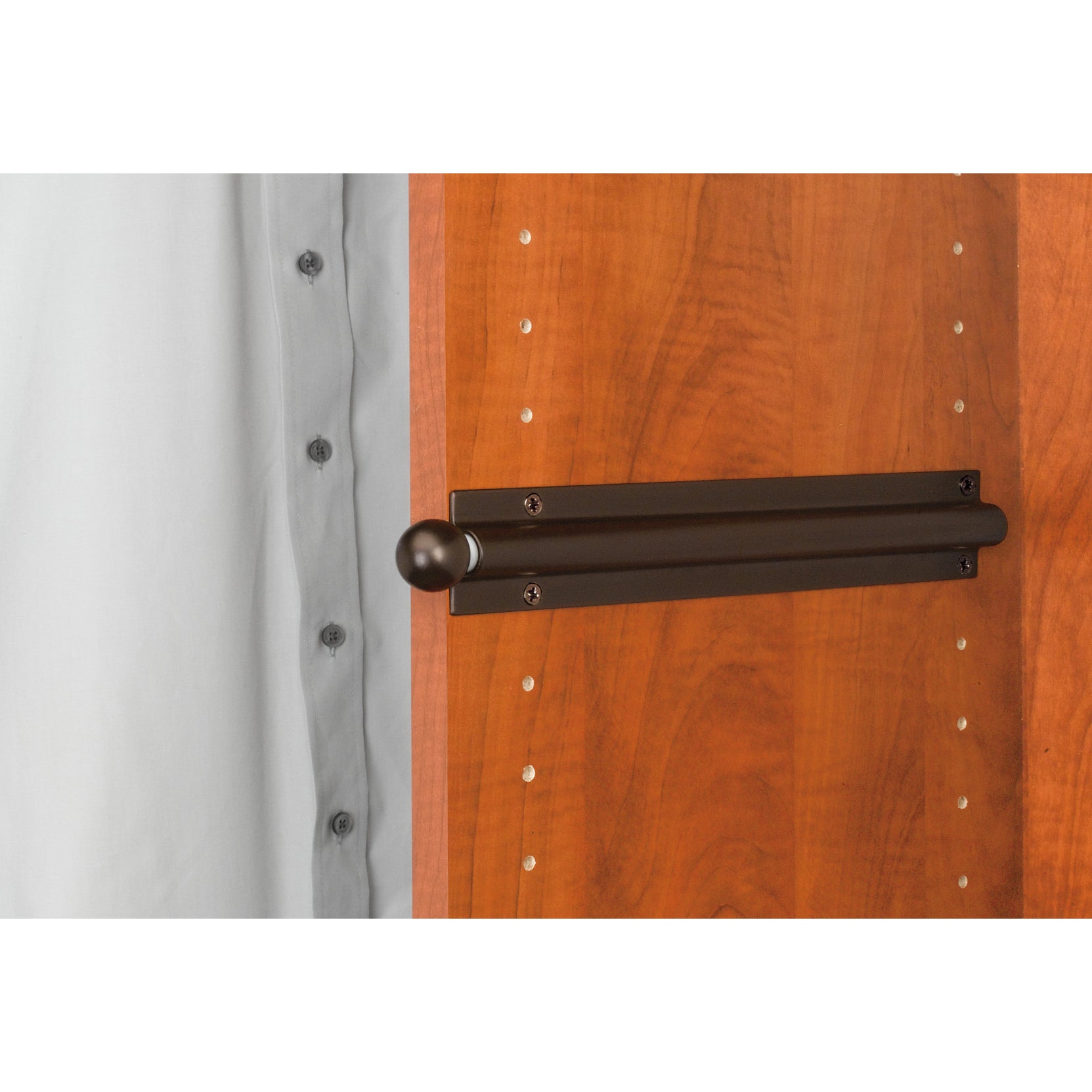 Rev-A-Shelf CVL-12-ORB 12-Inch Extendable Metal Closet Valet Clothes Rod， Bronze