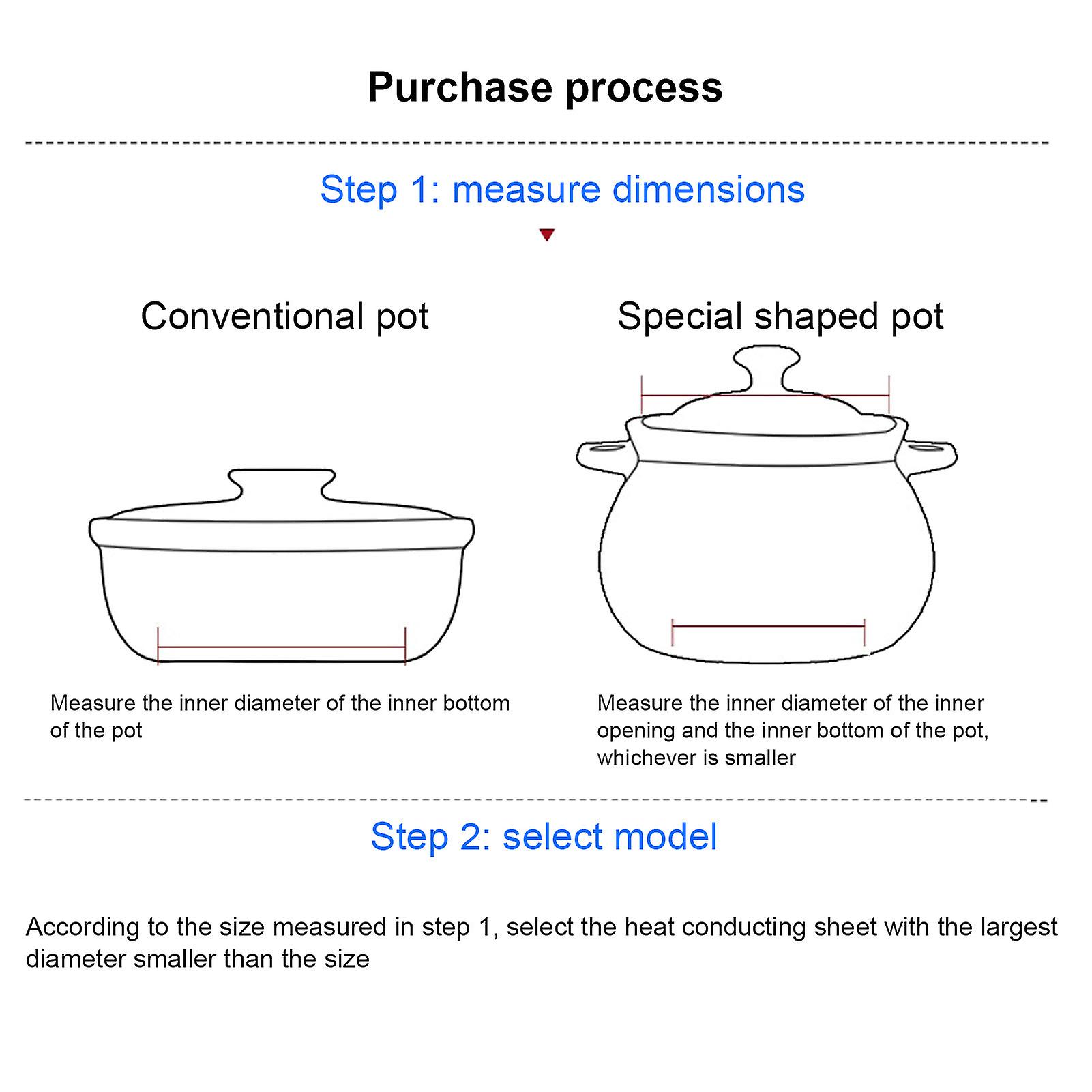 Heat Diffuser， Stainless Steel Heat Conducting Plate Reusable Induction Cooktop Converter Disk For Gas Stove，glass Cooktop_x000d_[12.3cm]