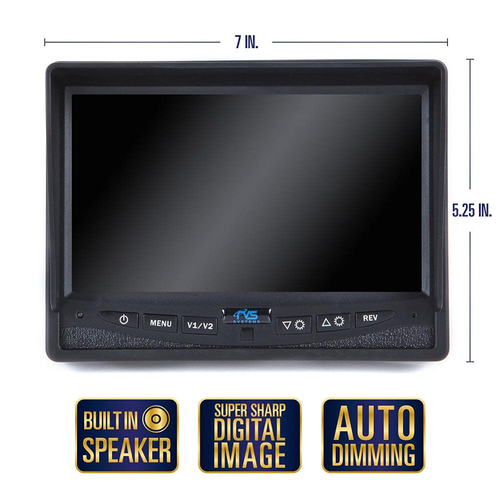 Backup Camera System with Trailer Tow Quick Connect Kit