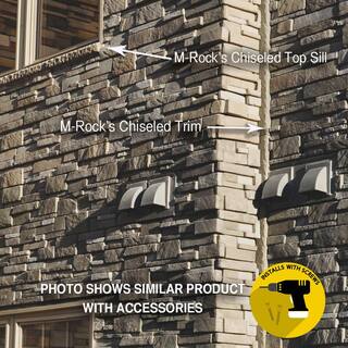 M-Rock P-Series 5 in. x 20 in. Copper Hill Ledge Stone Concrete Stone Veneer (100 sq. ft.Crate) mrcopperhillcra