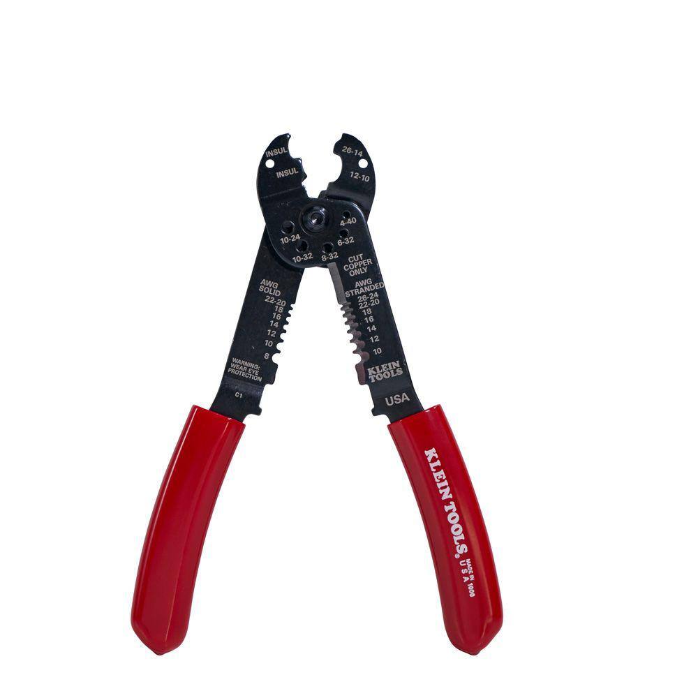 Klein Tools Multi Tool 6-in-1 Multi-Purpose Stripper Crimper Wire Cutter 1000