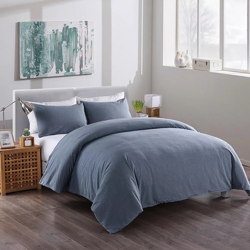 Messy Bed Washed Cotton Duvet Cover Set