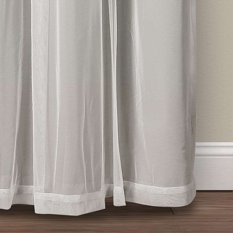 Lush Decor Sheer Window Curtains Set