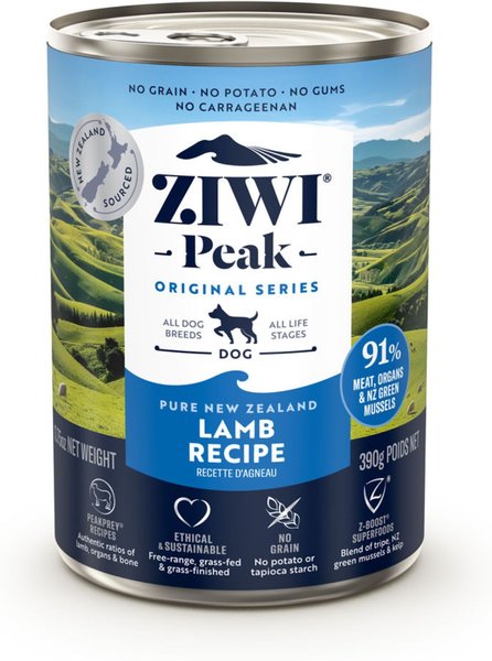 Ziwi Peak Lamb Recipe Canned Dog Food