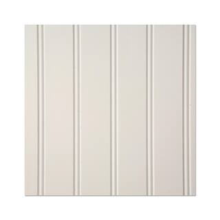 EUCATILE 316 in. x 32 in. x 48 in. White True Bead Wainscot Panel 975-891