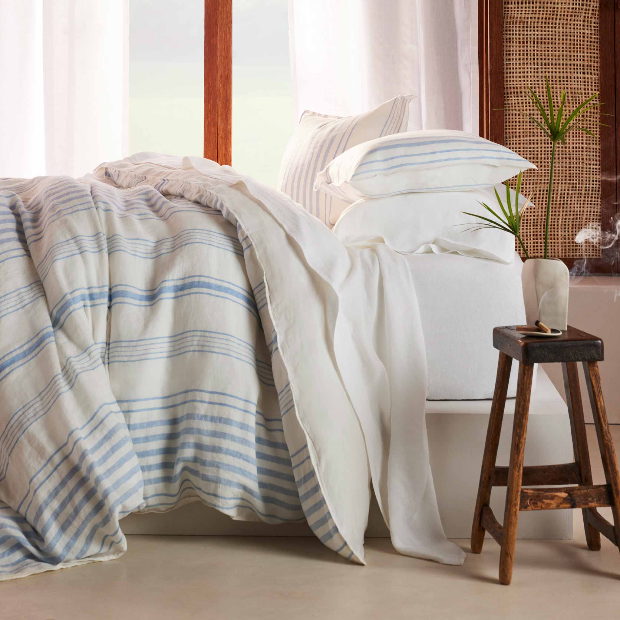 Washed Linen Duvet Cover