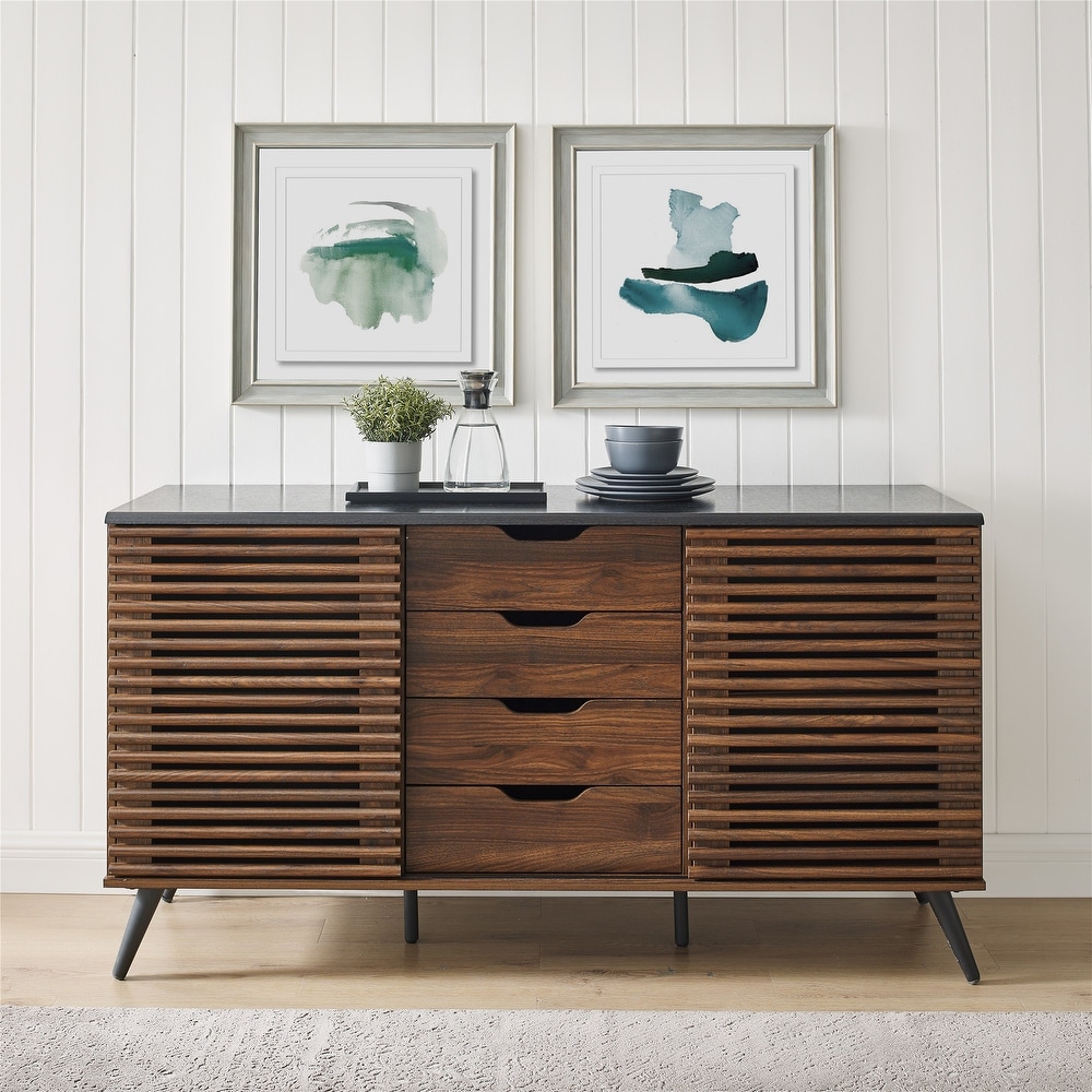 Middlebrook Designs Sliding Slat Door Buffet