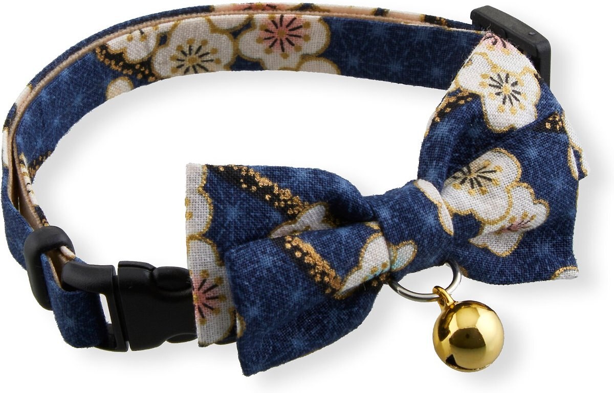 Necoichi Hanami Bow Tie Breakaway Cat Collar