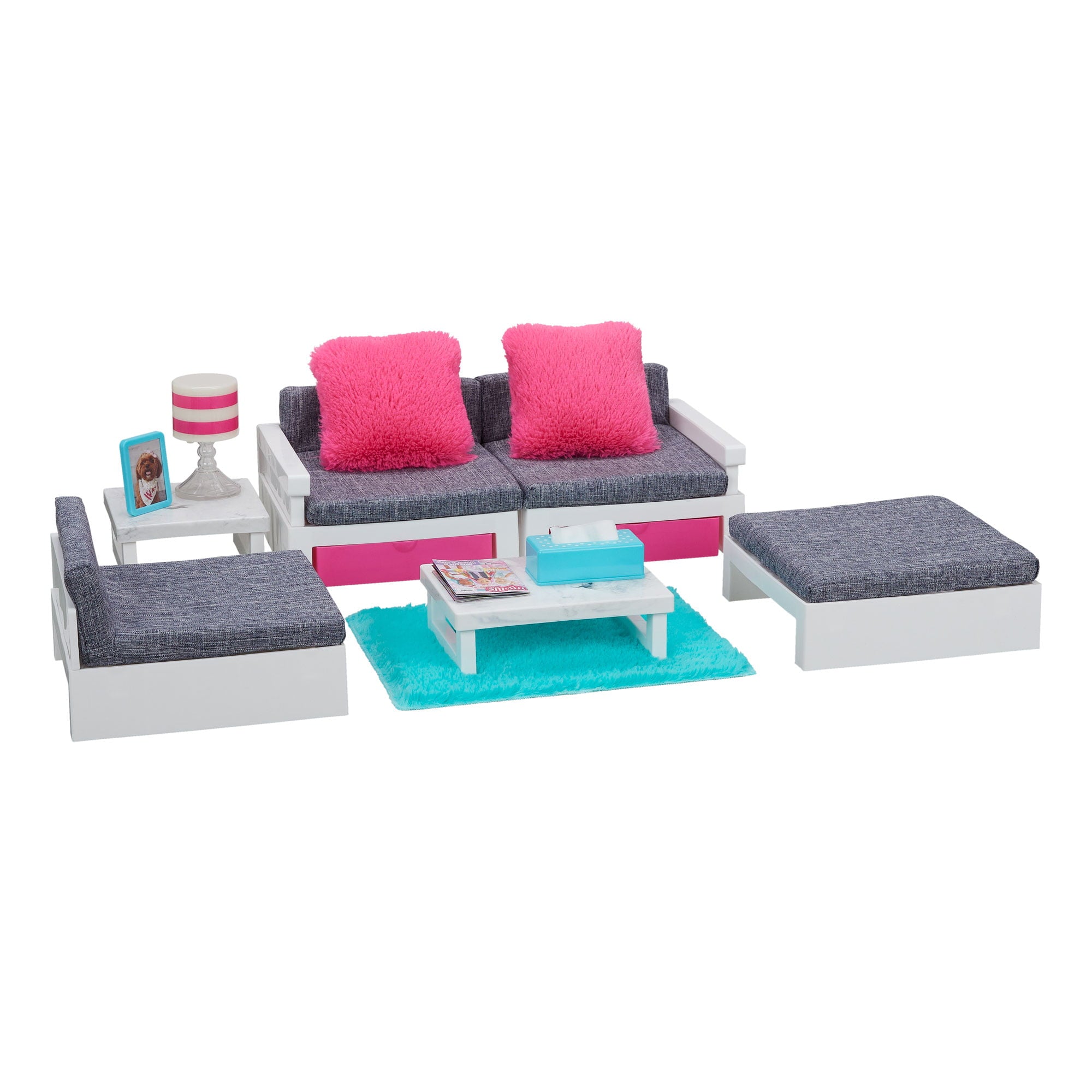 My Life As 15-Piece Living Room Play Set for 18 Inch Dolls