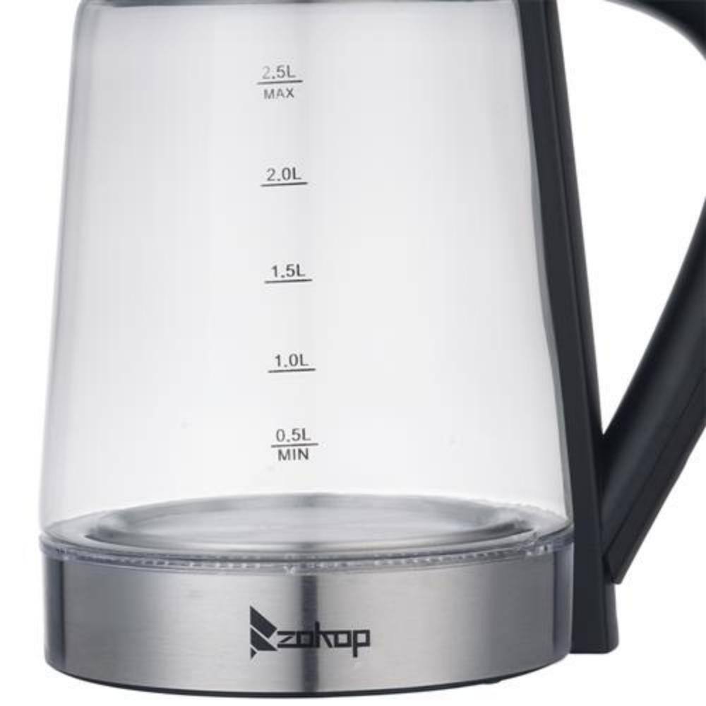 Winado 10.4-Cup Glass and Stainless Steel Electric Kettle 320230339580