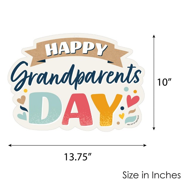 Big Dot Of Happiness Happy Grandparents Day Hanging Porch Grandma amp Grandpa Party Outdoor Decorations Front Door Decor 1 Piece Sign