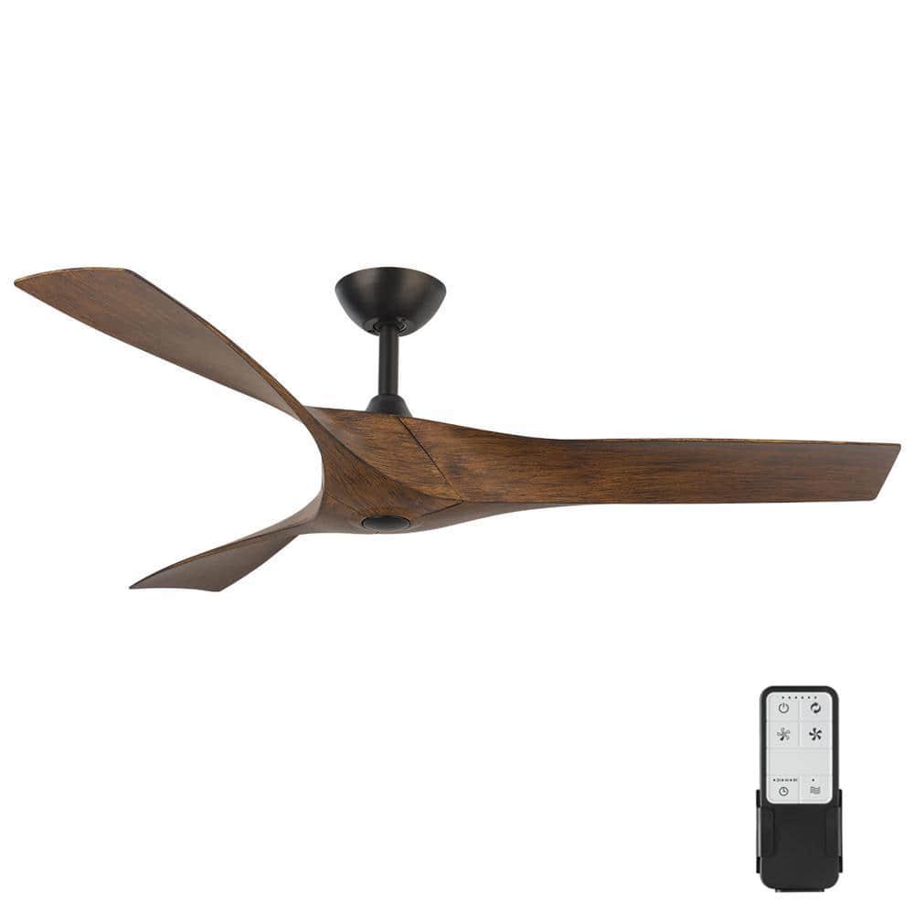 Home Decorators Collection Wesley 52 in Oil Rubbed Bronze Ceiling Fan with Remote Control