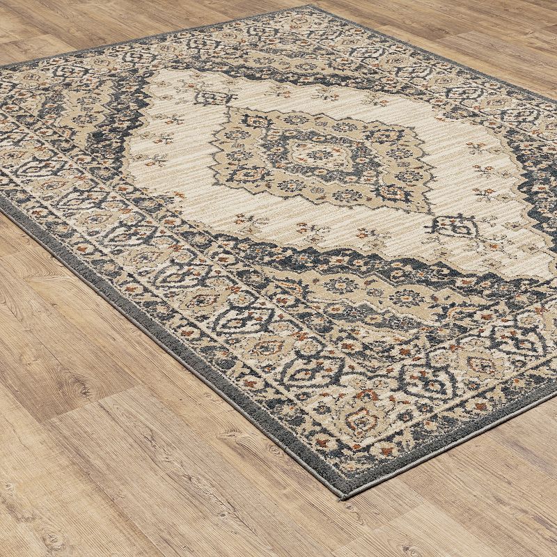 StyleHaven Freeport Medallion Border Area Rug