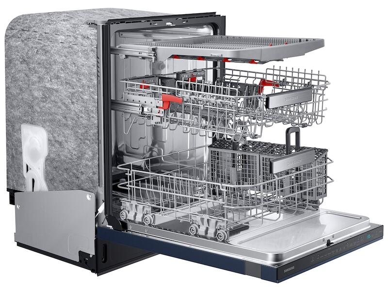 Samsung DW80R9950QN Smart Bespoke Linear Wash 39Dba Dishwasher In Fingerprint Resistant Navy Steel