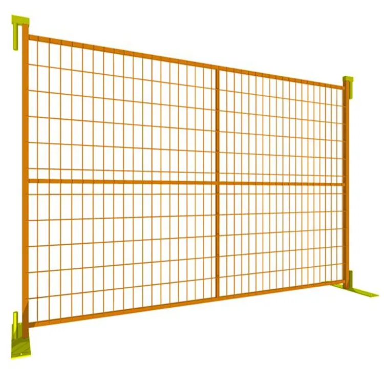 Factory direct supply galvanized metal construction temporary fence heras fencing for UK market