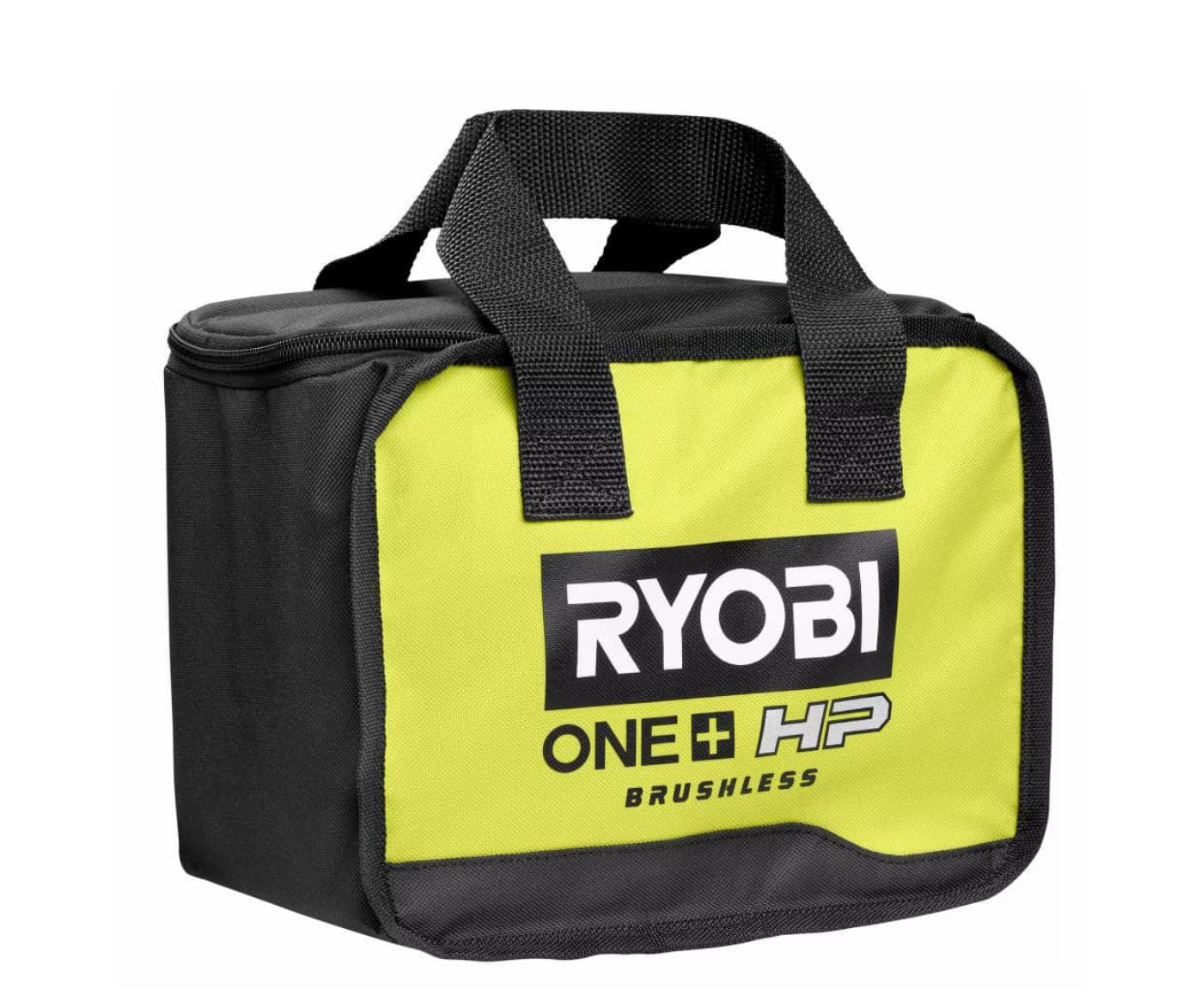 RYOBI PSBCK01K-PSBCS02B ONE+ HP 18V Brushless Cordless Compact 1/2 in. Drill/Driver， Impact Driver， Cut-Off Tool， (2) Batteries， Charger， Bag