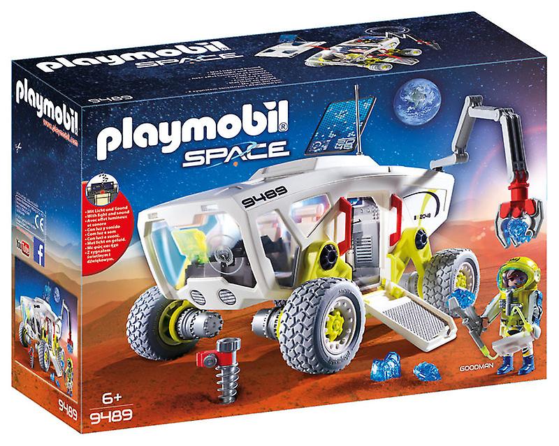 Playmobil space mars research vehicle with interchangeable attachments