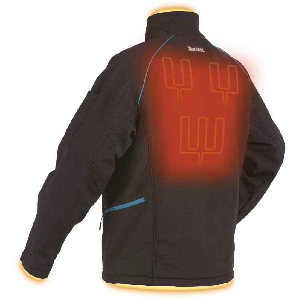 Makita 18V LXT Lithium-Ion Cordless Heated Jacket Jacket Only (Black L) DCJ205ZL from Makita