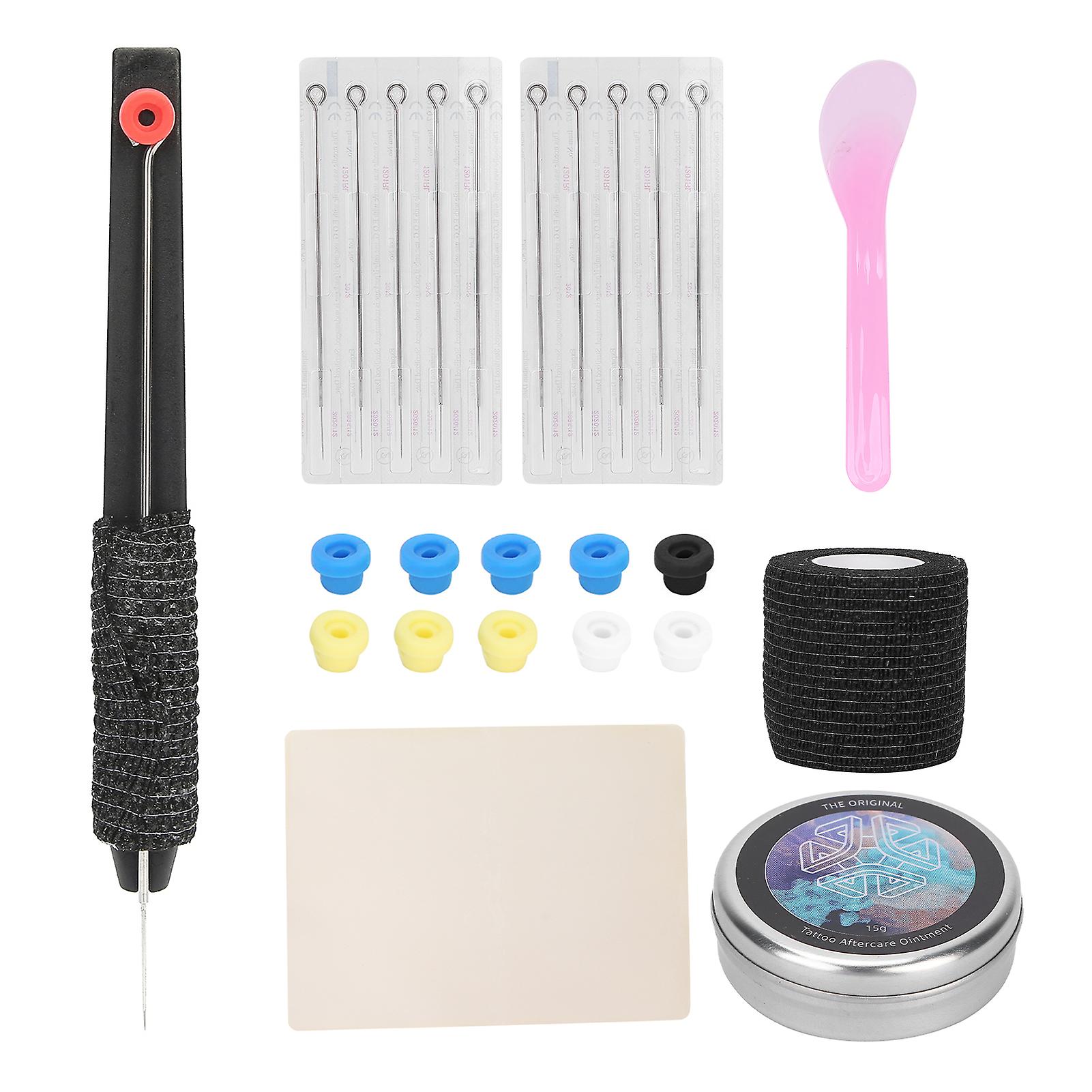 Professional Hand Tattoo Pen Kit Diy Tattoo Complete Tool Kit For Tattoo Experts Beginners