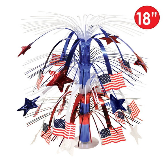 Beistle 50743 Flag Cascade Centerpiece  combinatio...