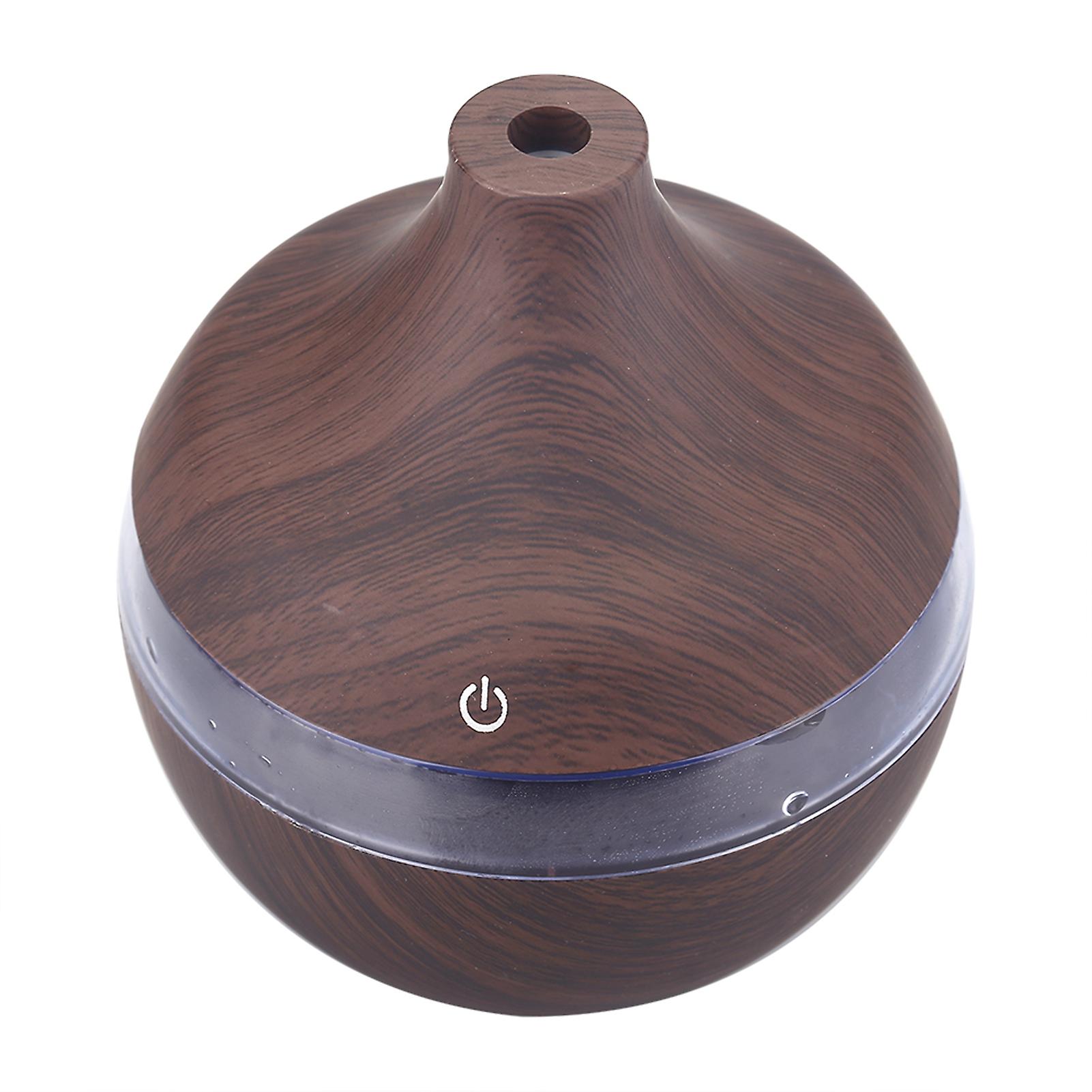 300ml Wood Grain Usb Humidifier Colorful Led Night Light Mist Maker For Office Car Home