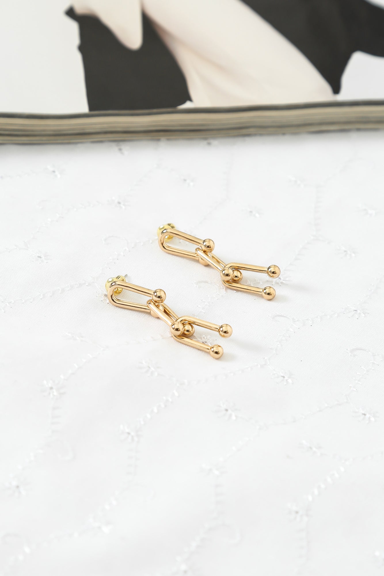 Mondrian Earrings Gold