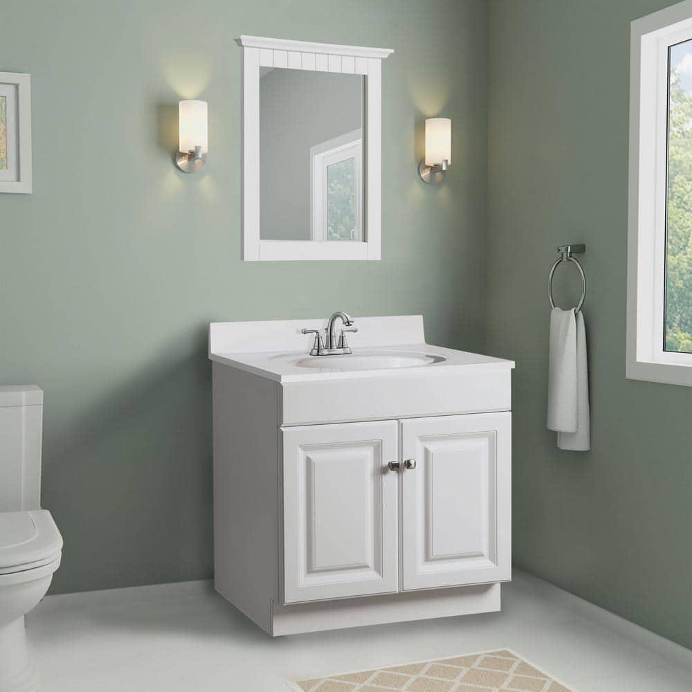 Design House Wyndham 24 in 2Door Bath Vanity Cabinet Only in White