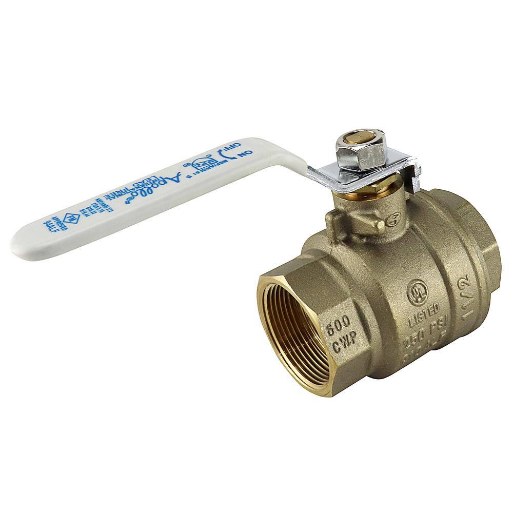 Apollo 1-12 in. Lead Free Brass FNPT x FNPT Full-Port Ball Valve 94ALF10701A