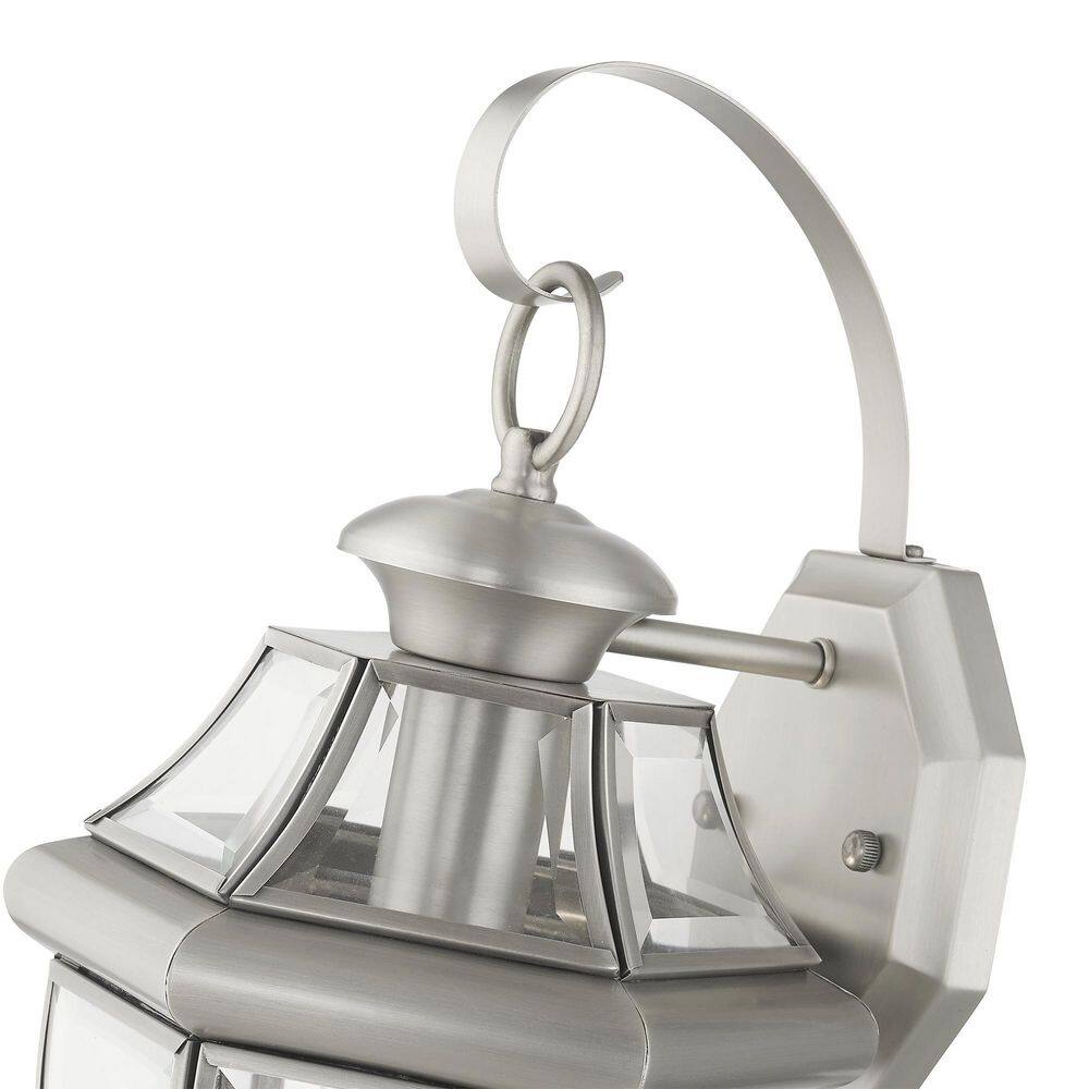 AVIANCE LIGHTING Monterey 1 Light Brushed Nickel Outdoor Wall Sconce 2151-91